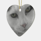 Katzen-Gedanken Keramikornament (Links)