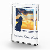 Katzen-Gedenk-Acryl-Fotoblock Fotoblock (Rechts)