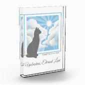 Katzen-Gedenk-Acryl-Fotoblock Fotoblock (Links)
