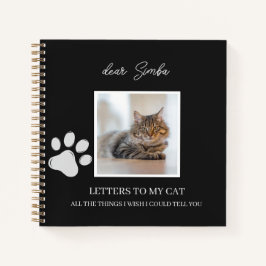 Katzen-Gedenkbuch Erinnerungsbuch für Haustier-Ver Notizblock