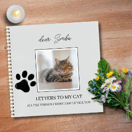 Katzen-Gedenkbuch Haustier Verlust Trauer Journal Notizblock