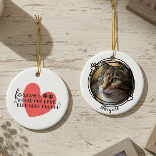 Katzen-Gedenkstätte – Herzliches Andenken an den V Keramik Ornament