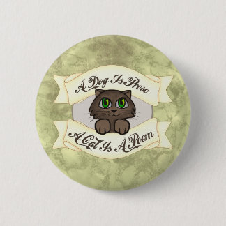 Katzen-Gedicht Button