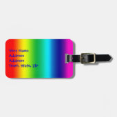 Katzen-geformte Regenbogen-Rotation Gepäckanhänger (Vorderseite horizontal)