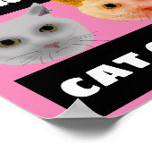 KATZEN GEGEN CAT-FORDERUNGEN POSTER (Ecke)