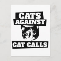 Katzen gegen Catcalls retro calico feminist