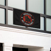Katzen gegen Faschisten Banner (Äußeres Gebäude)