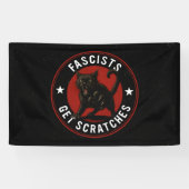 Katzen gegen Faschisten Banner (Horizontal)