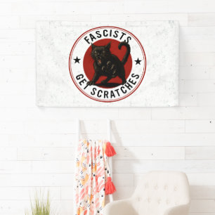 Katzen gegen Faschisten Banner