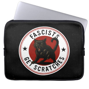 Katzen gegen Faschisten Laptopschutzhülle