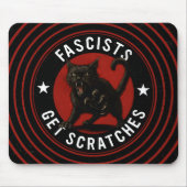 Katzen gegen Faschisten Mousepad (Vorne)