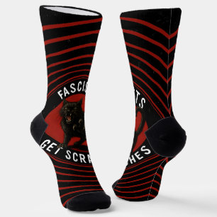 Katzen gegen Faschisten Socken