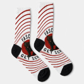 Katzen gegen Faschisten Socken (Rechts)