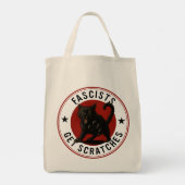 Katzen gegen Faschisten Tragetasche (Rückseite)