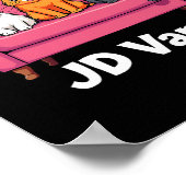 Katzen gegen J.d. Vance Kinderlose Katze Ladys Cou Poster (Ecke)