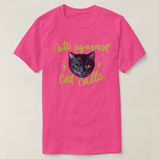 Katzen gegen Katzen T-Shirt (Design vorne)