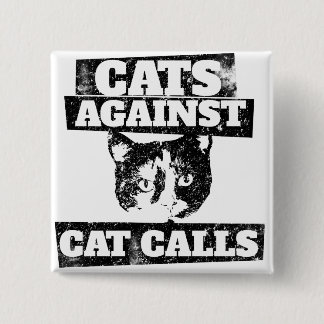 Katzen gegen Katzenrufe Button
