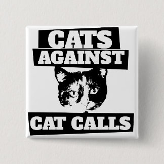 Katzen gegen Katzenrufe Button