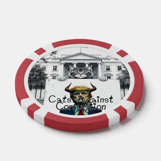 Katzen gegen Korruption Pokerchips (Einzeln)