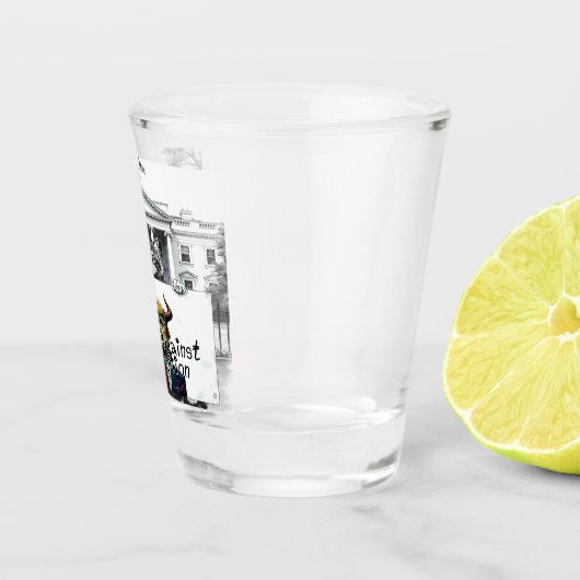 Katzen gegen Korruption Schnapsglas (Rechts)