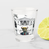 Katzen gegen Korruption Schnapsglas (Vorderseite)