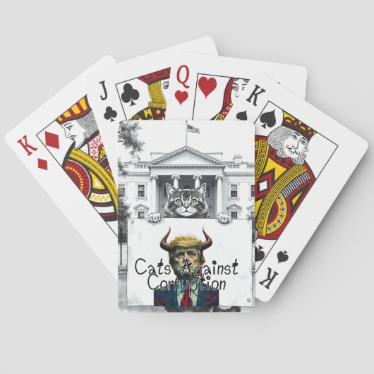 Katzen gegen Korruption Spielkarten (Rückseite)