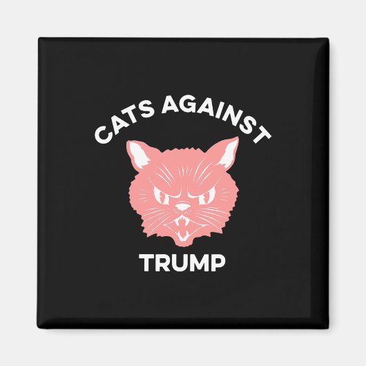 Katzen gegen politische Proteste Trumps Magnet (Vorne)