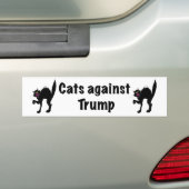 Katzen gegen Trump Autoaufkleber (Auf Auto)