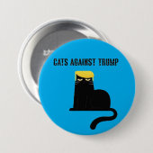 Katzen gegen Trump Button (Vorne & Hinten)