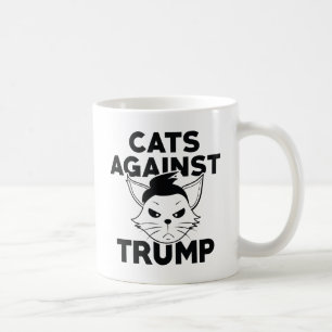 Katzen gegen Trump Kaffeetasse