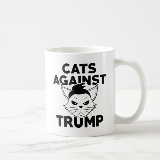Katzen gegen Trump Kaffeetasse (Rechts)
