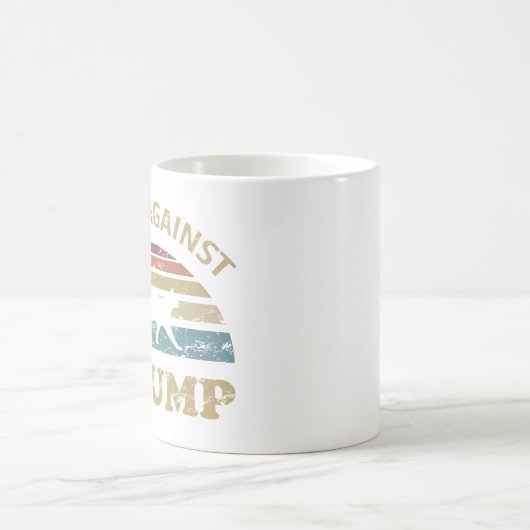 Katzen gegen Trump Kaffeetasse (Mittel)