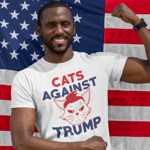 Katzen gegen Trump T-Shirt