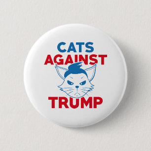 Katzen gegen Trumpf Button