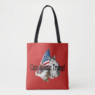"Katzen gegen Trumpf" Tasche