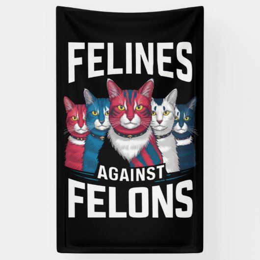 Katzen gegen Verbrecher Banner (Vertikal)