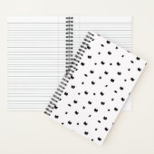 Katzen-Gekritzel Weiß Notizblock (Innen)