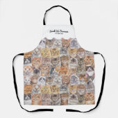 Katzen Gemustert Schürze (Vorderseite)