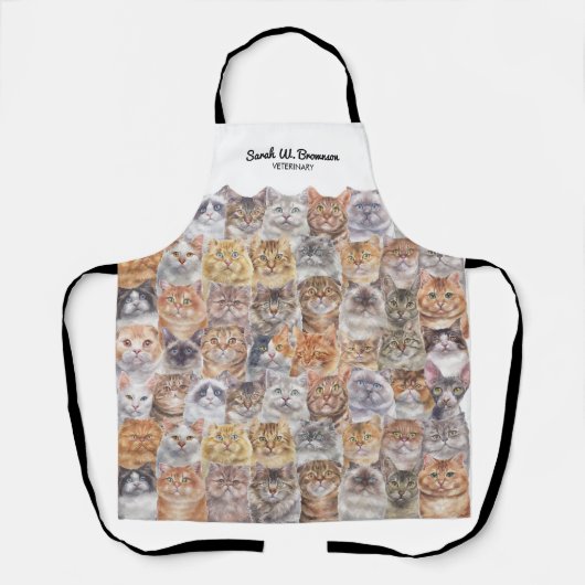 Katzen Gemustert Schürze (Vorderseite)