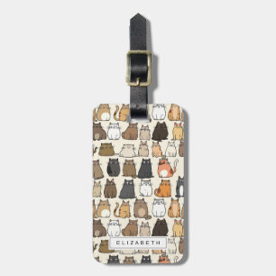 Katzen Gepäckanhänger