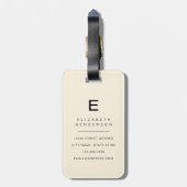 Katzen Gepäckanhänger (Rückseite vertikal)