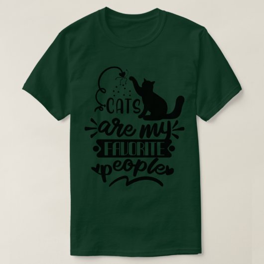 Katzen Geschenk Kitten Cat Lover T-Shirt (Design vorne)