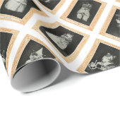 Katzen Geschenkpapier (Rolleneckpunkt)