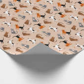 Katzen Geschenkpapier (Ecke)
