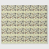 Katzen Geschenkpapier (Flach)