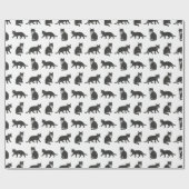 Katzen Geschenkpapier (Flach)