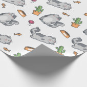 Katzen Geschenkpapier (Ecke)