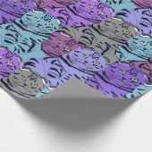 Katzen Geschenkpapier (Ecke)