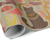 Katzen Geschenkpapier (Rolleneckpunkt)