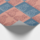 Katzen Geschenkpapier (Ecke)